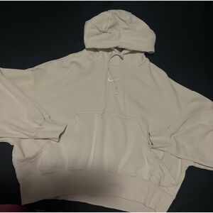 Women’s Cream Oversized Mid Hoodie Size M